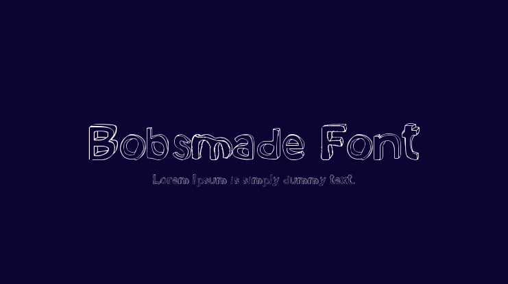 Bobsmade Font