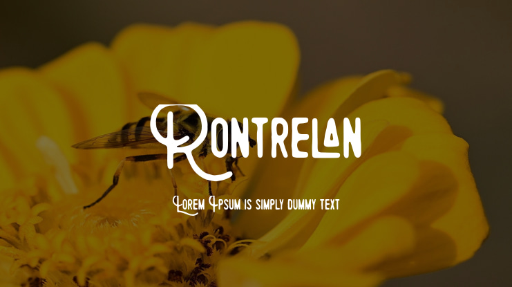 Rontrelan Font