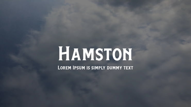 Hamston Font