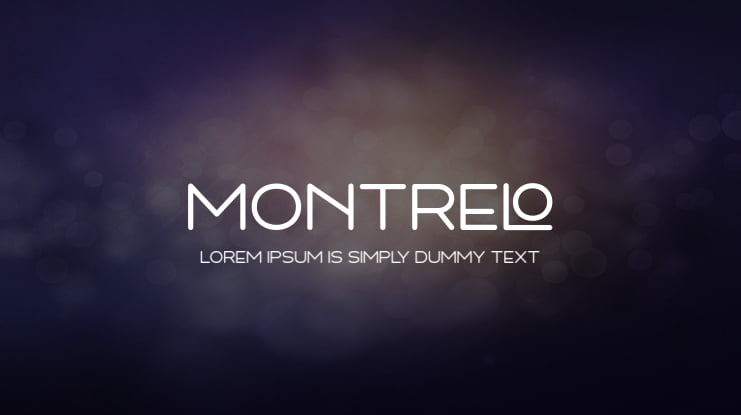 Montrelo Font