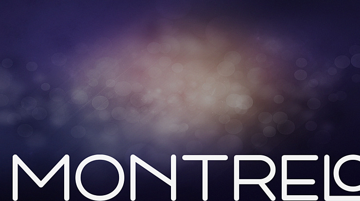 Montrelo Font