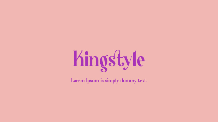 Kingstyle Font