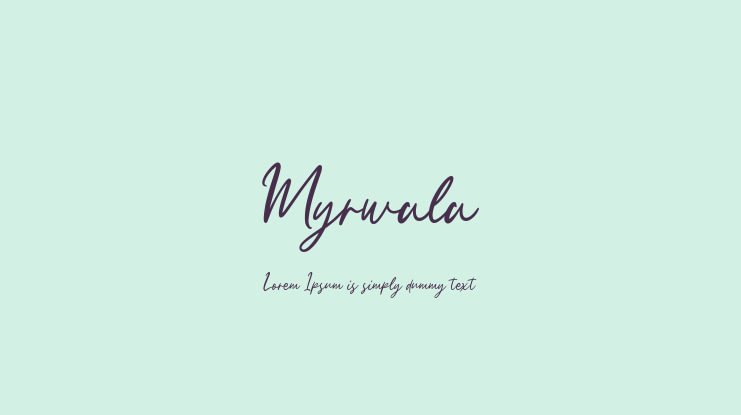 Myrwala Font