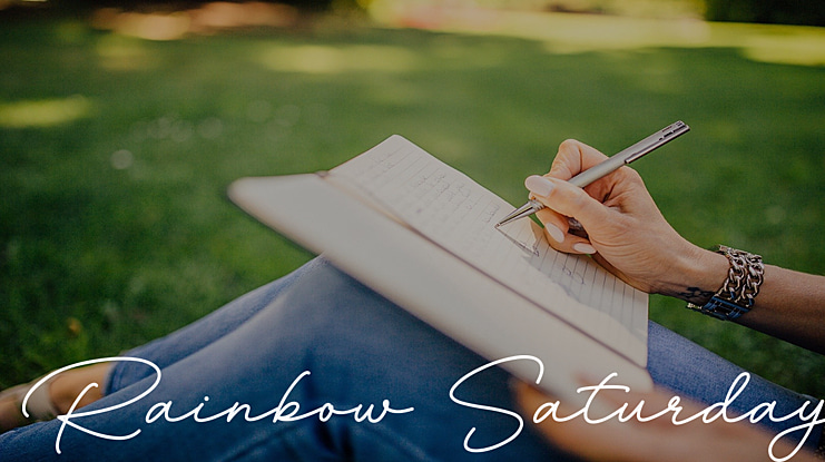 Rainbow Saturday Font