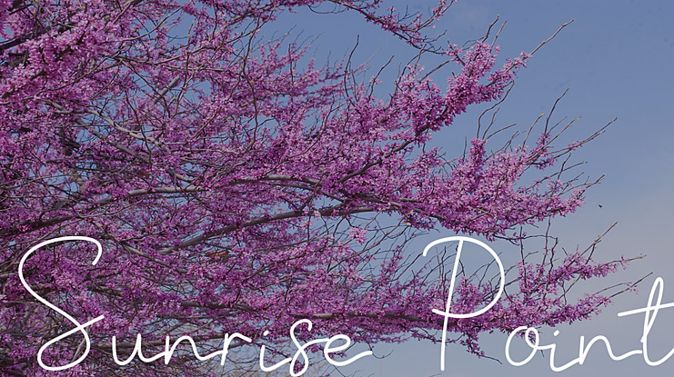 Sunrise Point Font