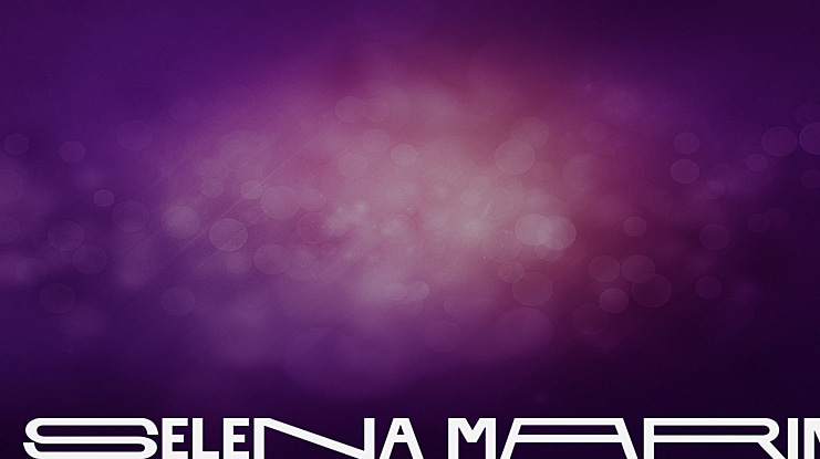 SELENA MARIN Font Family
