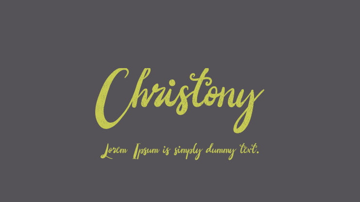 Christony Font