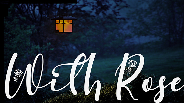 With Rose Font