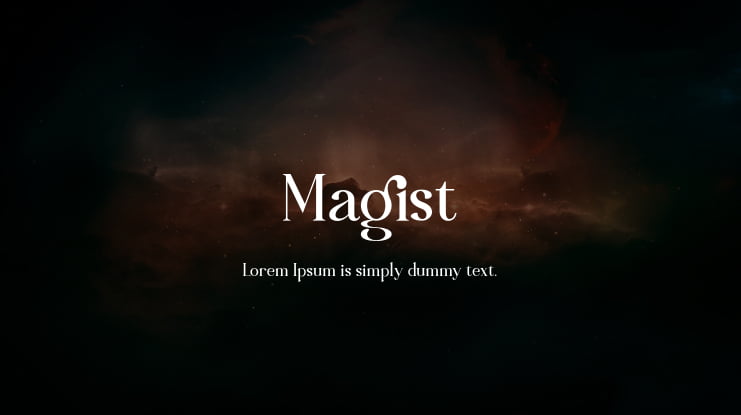 Magist Font Family