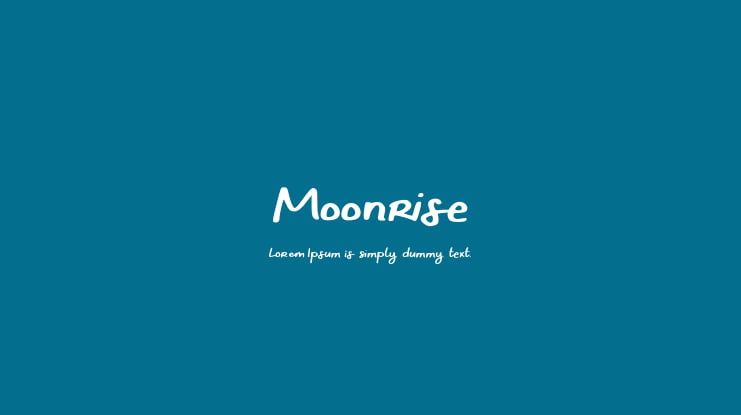 Moonrise Font