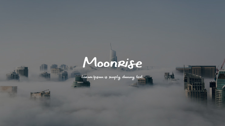 Moonrise Font