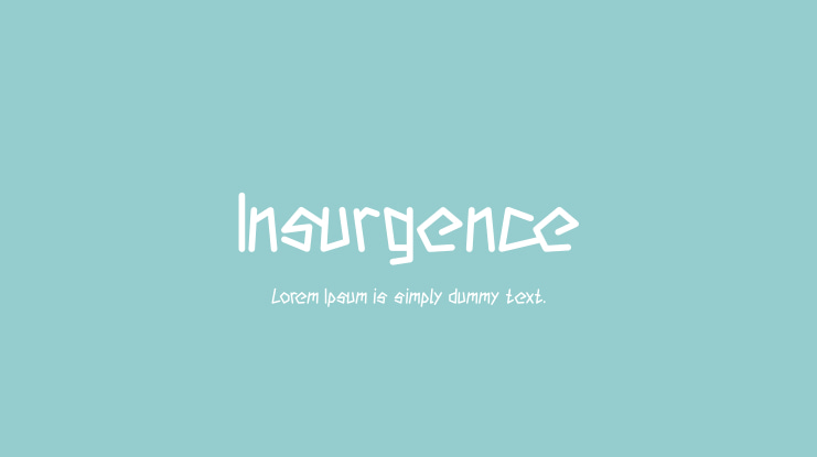 Insurgence Font Family