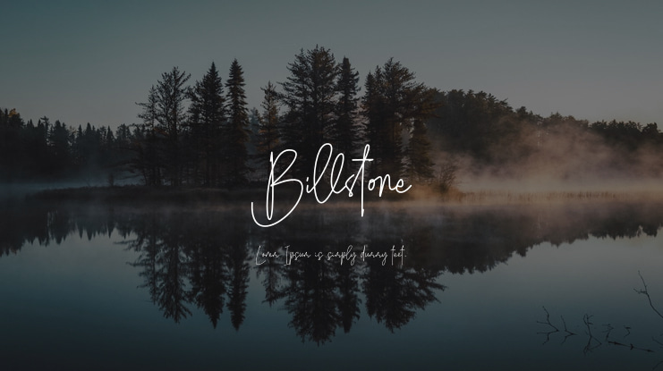 Billstone Font