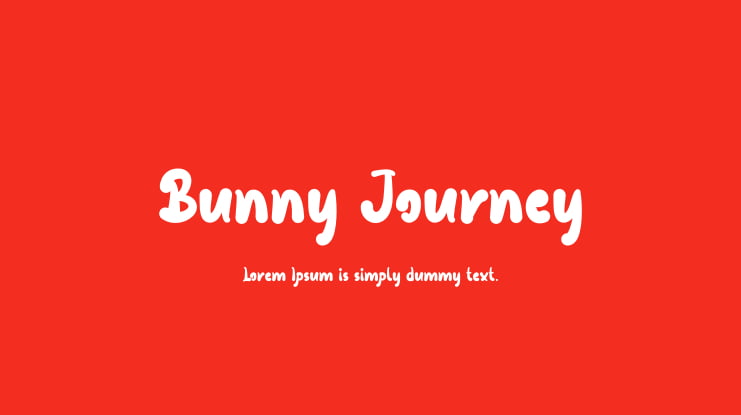 Bunny Journey Font