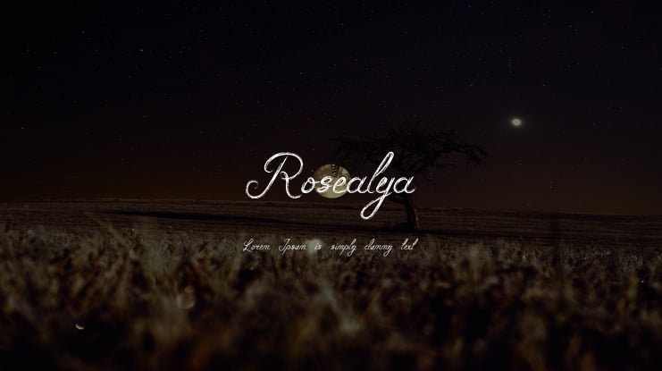 Rosealya Font