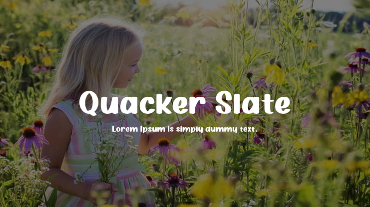 Quacker Slate Font