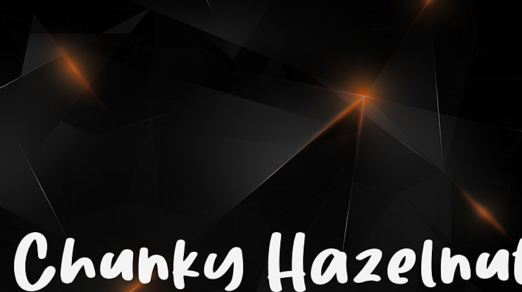 Chunky Hazelnut Font