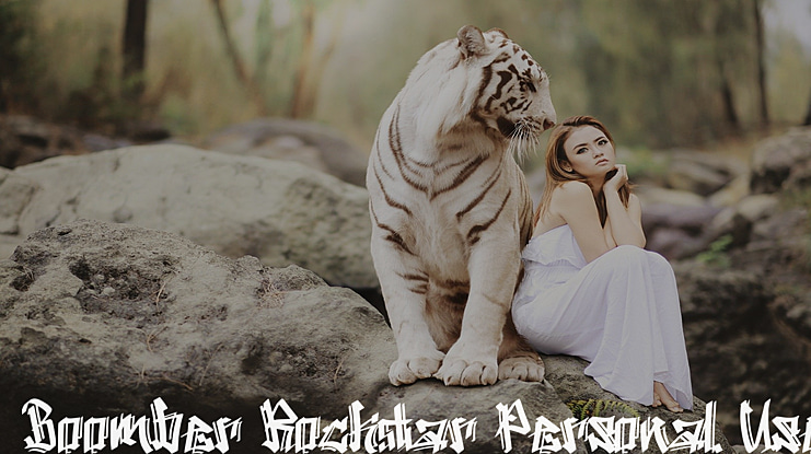 Boomber Rockstar Personal Use Font