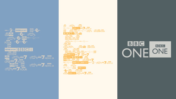 BBC TV Channel Logos Font