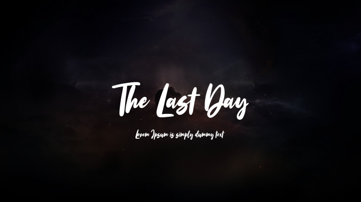 The Last Day Font