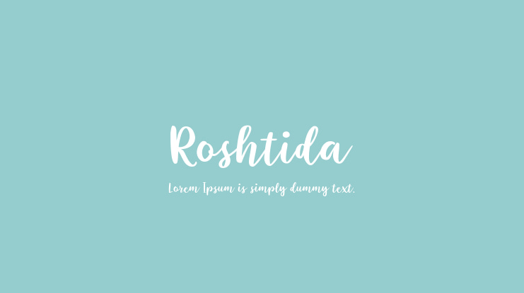 Roshtida Font