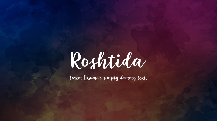 Roshtida Font
