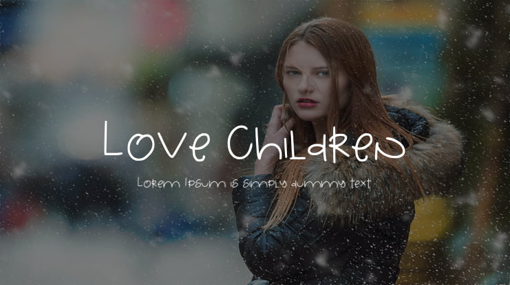 Love Children Font