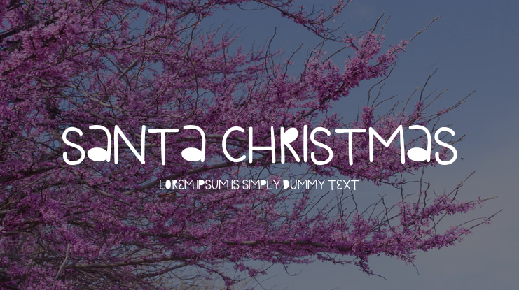 Santa Christmas Font