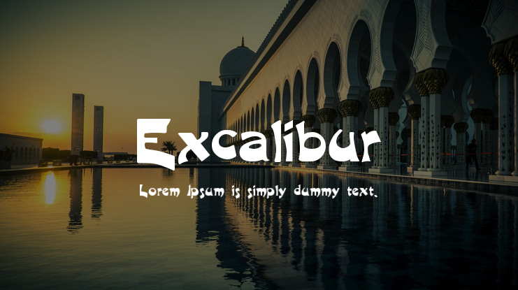 Excalibur Font