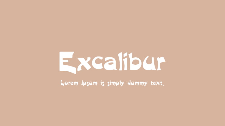 Excalibur Font
