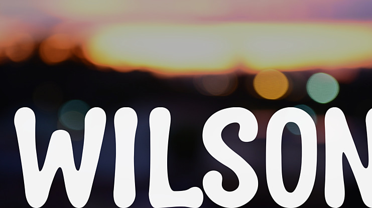 wilson Font