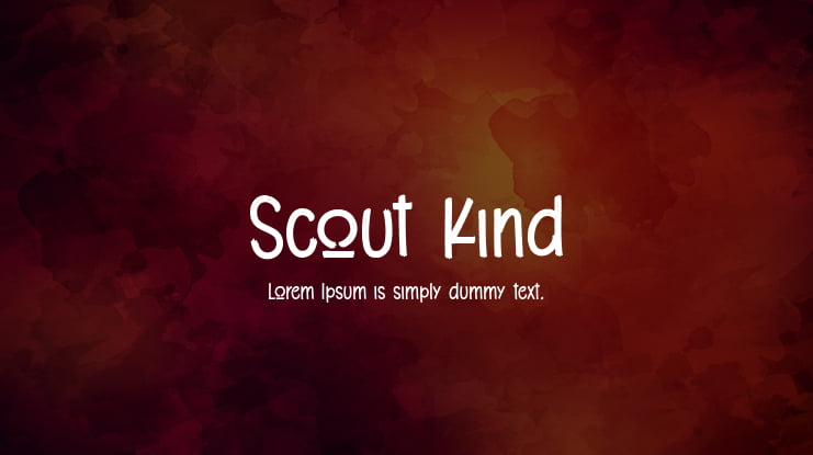 Scout Kind Font