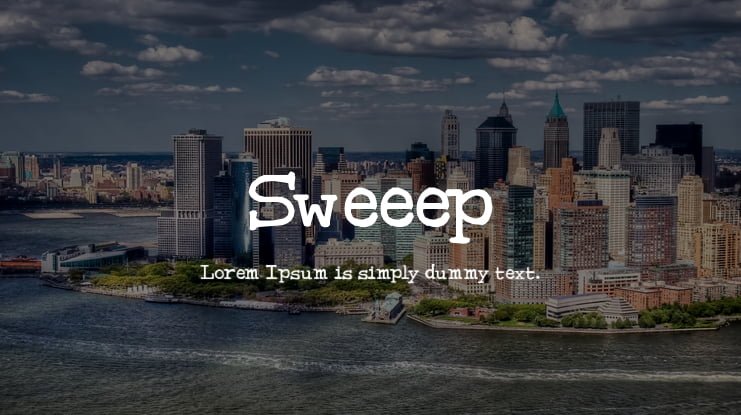 Sweeep Font