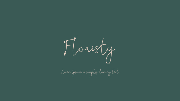 Floristy Font