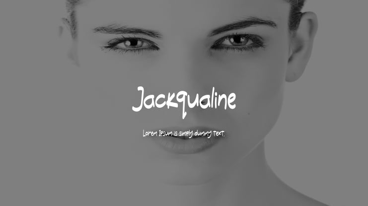 Jackqualine Font