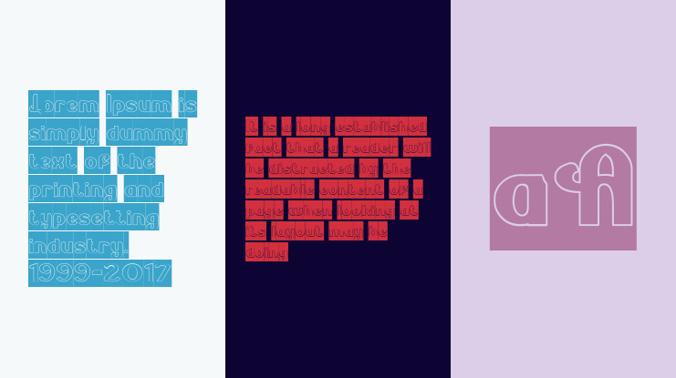 The Revolutions-Hollow-Inverse Font Family