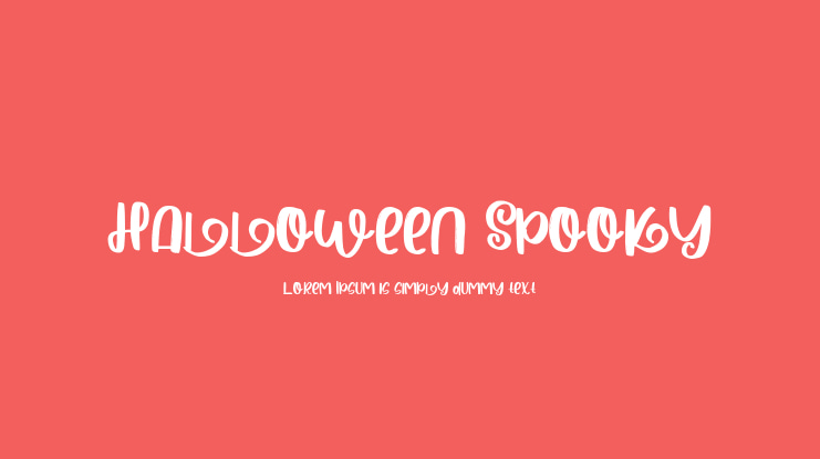 Halloween Spooky Font