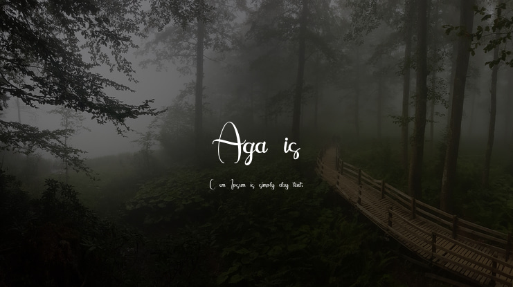 Agathis Font