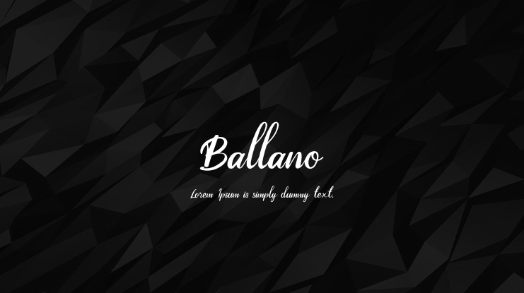 Ballano Font