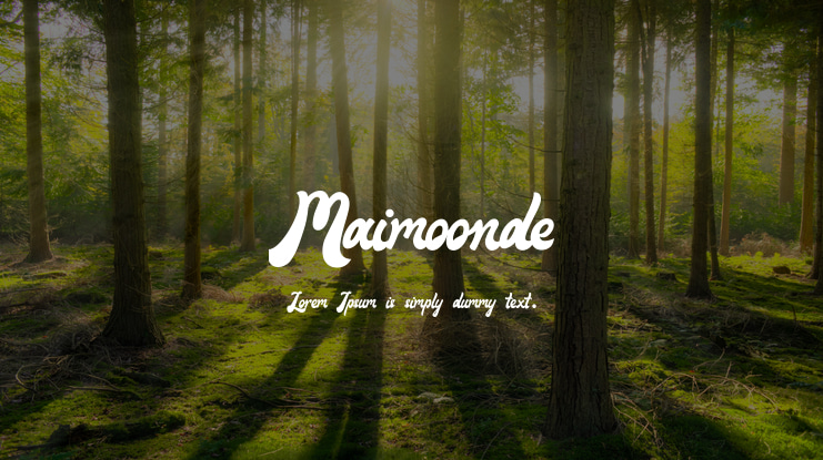 Maimoonde Font