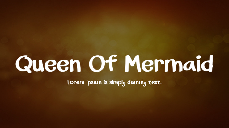 Queen Of Mermaid Font