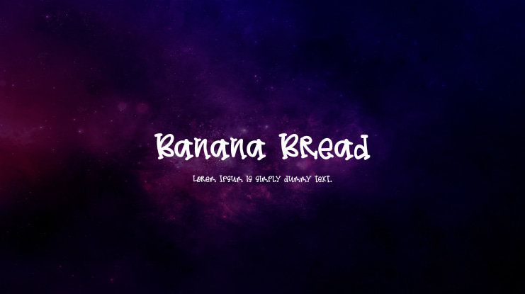 Banana Bread Font