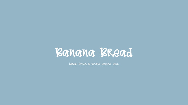 Banana Bread Font