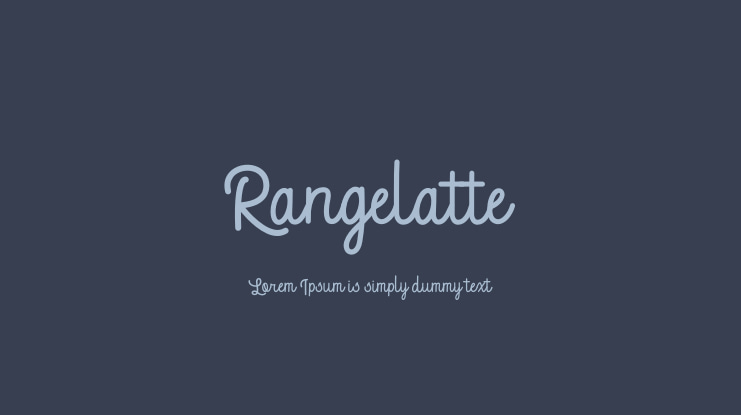 Rangelatte Font