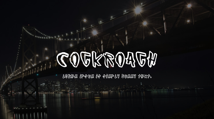 Cockroach Font