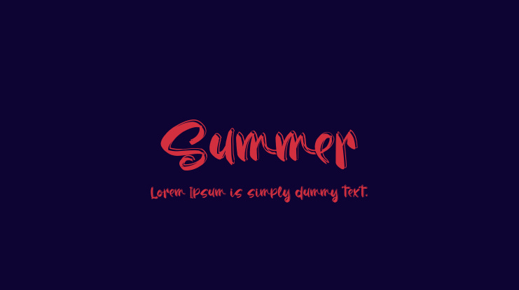 Summer Font
