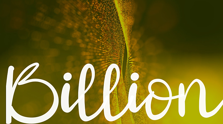 Billion Font