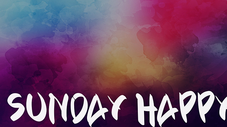 SUNDAY HAPPY Font