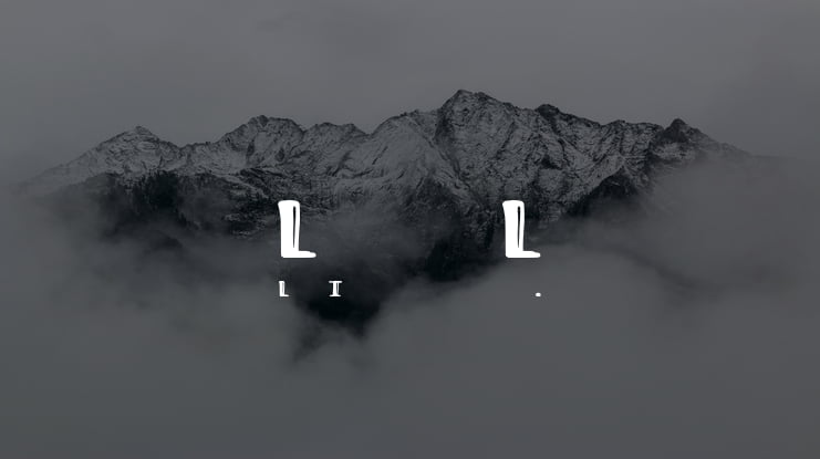 Lifted Lines Font