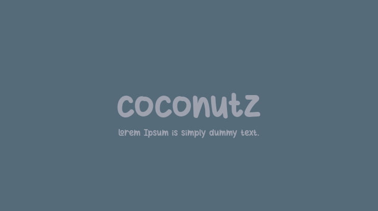coconutz Font